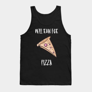 Will run for pizza Tank Top